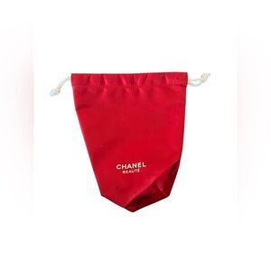 CHANEL Drawstring beauty bag